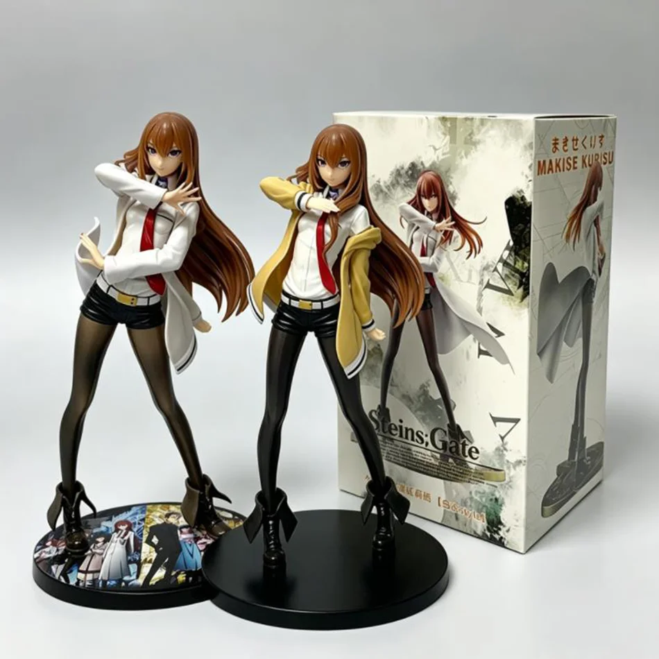Neue Steins Gate Makise Kurisu Labormitarbeiterin 18cm Figur Sammlermodell Spielzeug Image