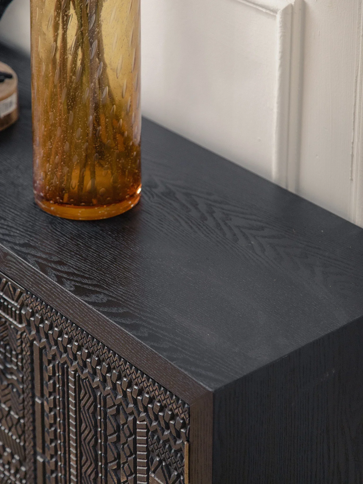 Meuble de rangement latéral pour la maison, meuble de sol pour petit appartement, meuble de chambre rétro, meuble TV en relief