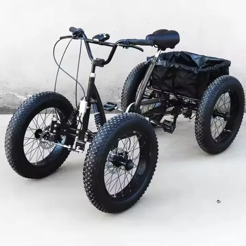 Lastenfahrrad Pedal-Quad-Fahrrad Schnee-Quad-Fahrrad Image