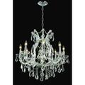 Elegant Lighting Maria Theresa 28 Inch 9 Light Chandelier - 2800D26C-RC