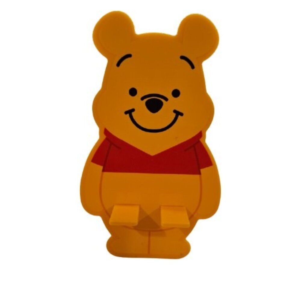 Disney Cell Phones & Accessories | Disney Winnie The Pooh Smartphone Cell Stand Daiso Yellow Desktop Holder Used | Color: Orange/Red | Size: Os