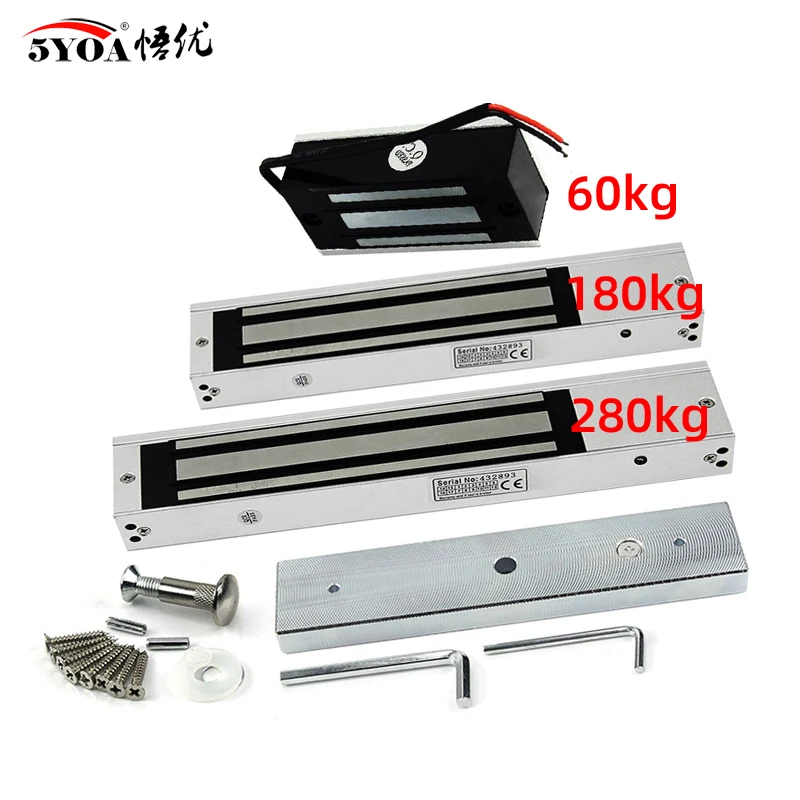 5yoa Magnets chloss elektronisches Türschloss elektrischer Tor öffner Saug haltekraft elektro magnetisch für Zugangs kontroll system Image