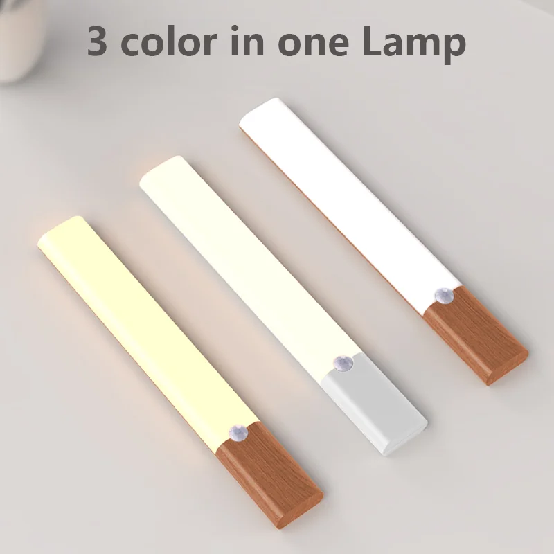 Bewegungs sensor Licht Nachtlicht Typ C wiederauf ladbare Lichter Schrank leuchten für Küchen schrank Schlafzimmer Kleider schrank Innen beleuchtung