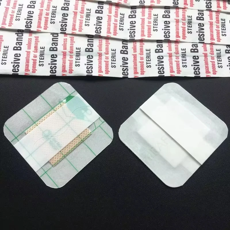 50 Stück/Set quadratische Form, transparentes Pflaster für Wundverband, wasserdichtes Pflaster, Erste-Hilfe-Klebeverband, Wundplast Image