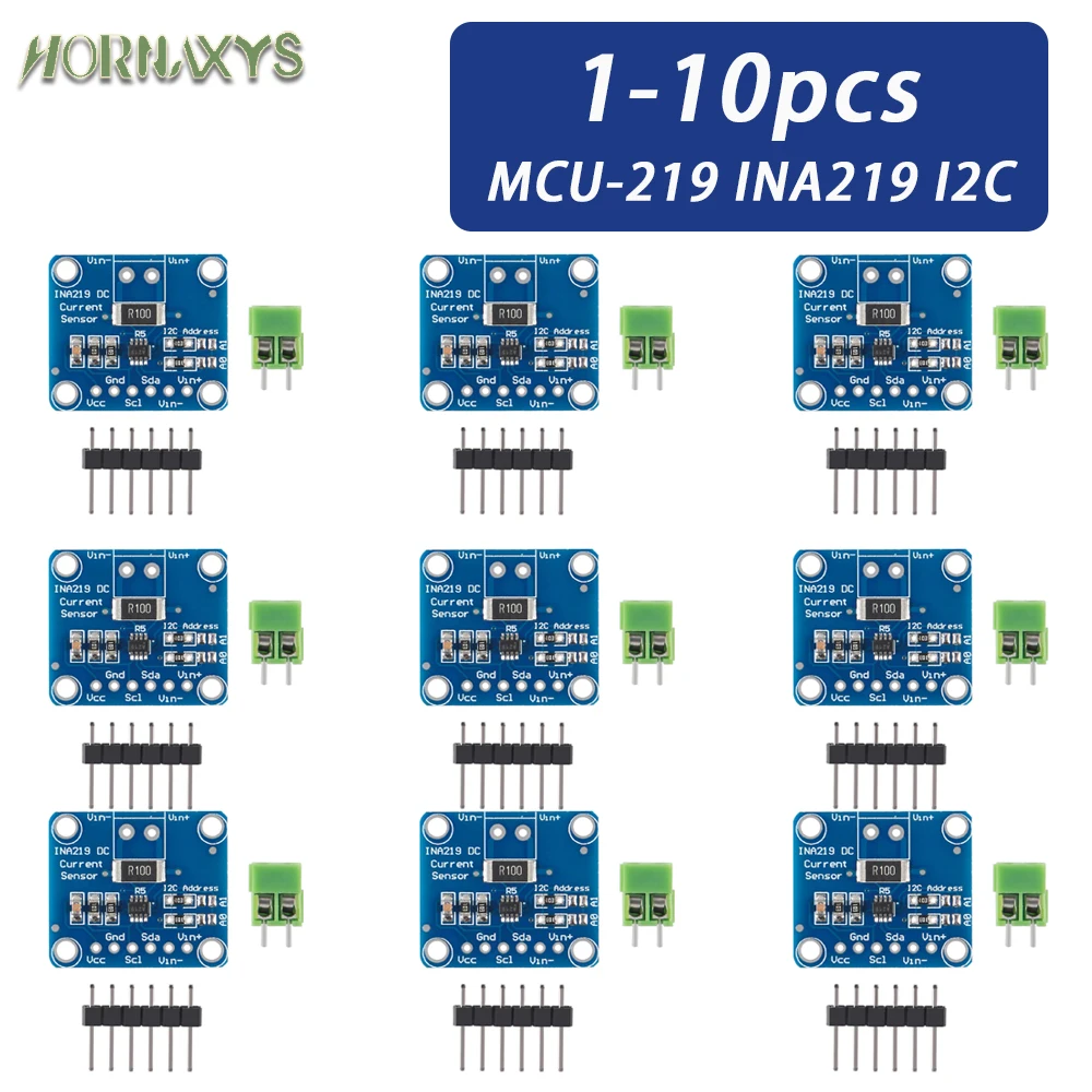 1-10 Stück MCU-219 INA219 I2C-Anschluss Driftfreier Bidirektionaler Stromversorgungsüberwachungssensor Modul MCU INA 219 Image