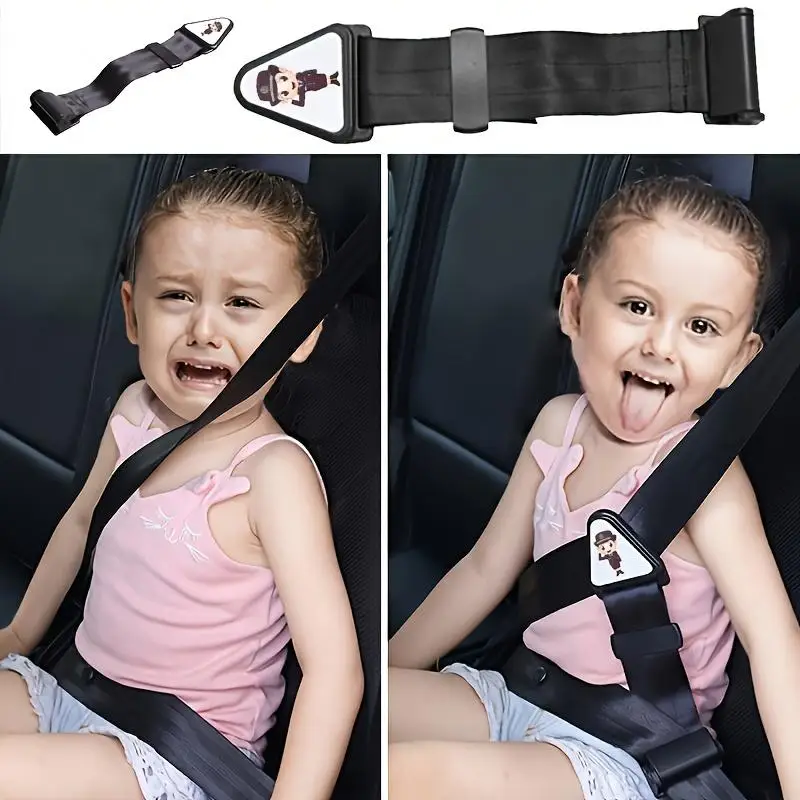 1 Stück Verstellbarer Kindersicherheitsgurt Universeller Auto-Babysitzgurt Gurtschnalle Sicherheitsgurt-Korrekturband Image