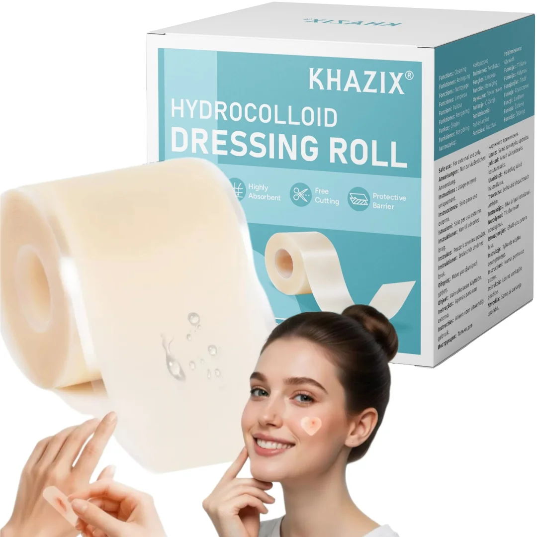 Künstlicher Hautwundverband, frei zuschneidbar, hautfreundlicher Klebstoff, hält Wunden sauber, 1 Rolle, Vorteilspackung. Image