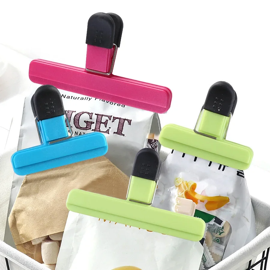Tragbare Beutelklammern Küchen-Aufbewahrung Lebensmittel-Snack-Versiegelungsclips Versiegelungsklammer Plastikwerkzeug Küchenorganisation Zubehör Image