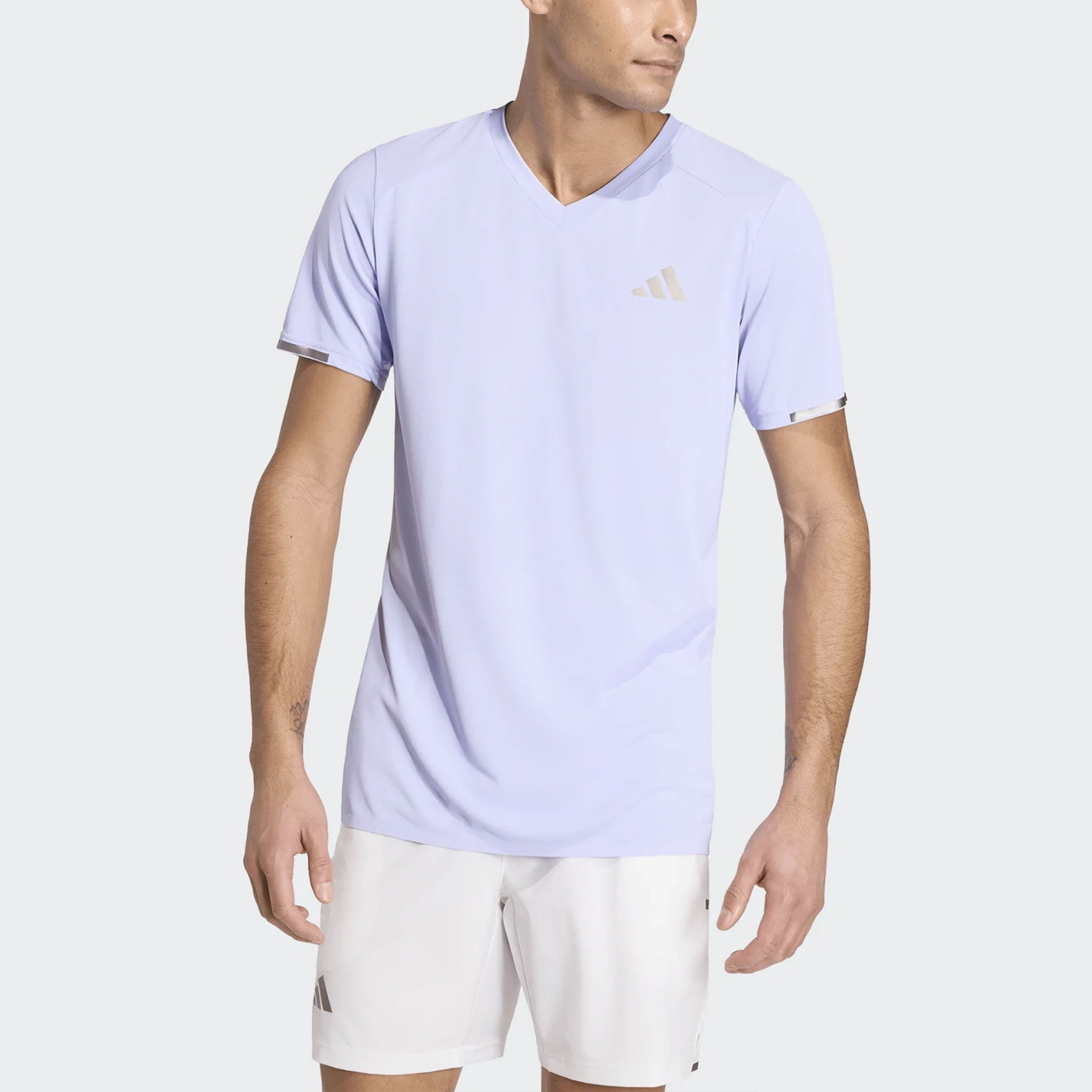 adidas US Series 2026 FreeLift Tee Pro Men's Tennis Apparel Violet Tone