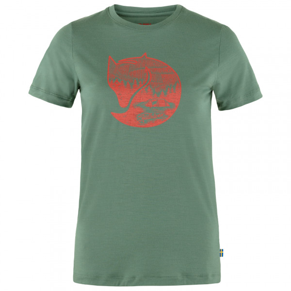 Fjällräven - Women's Abisko Wool Fox S/S - Merinoshirt Gr XL grün