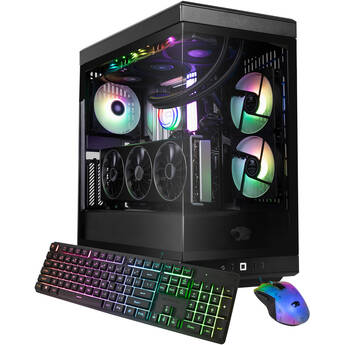 iBUYPOWER Y40 PRO Gaming Desktop Computer (Black) PB-Y40BA7R97XT-01
