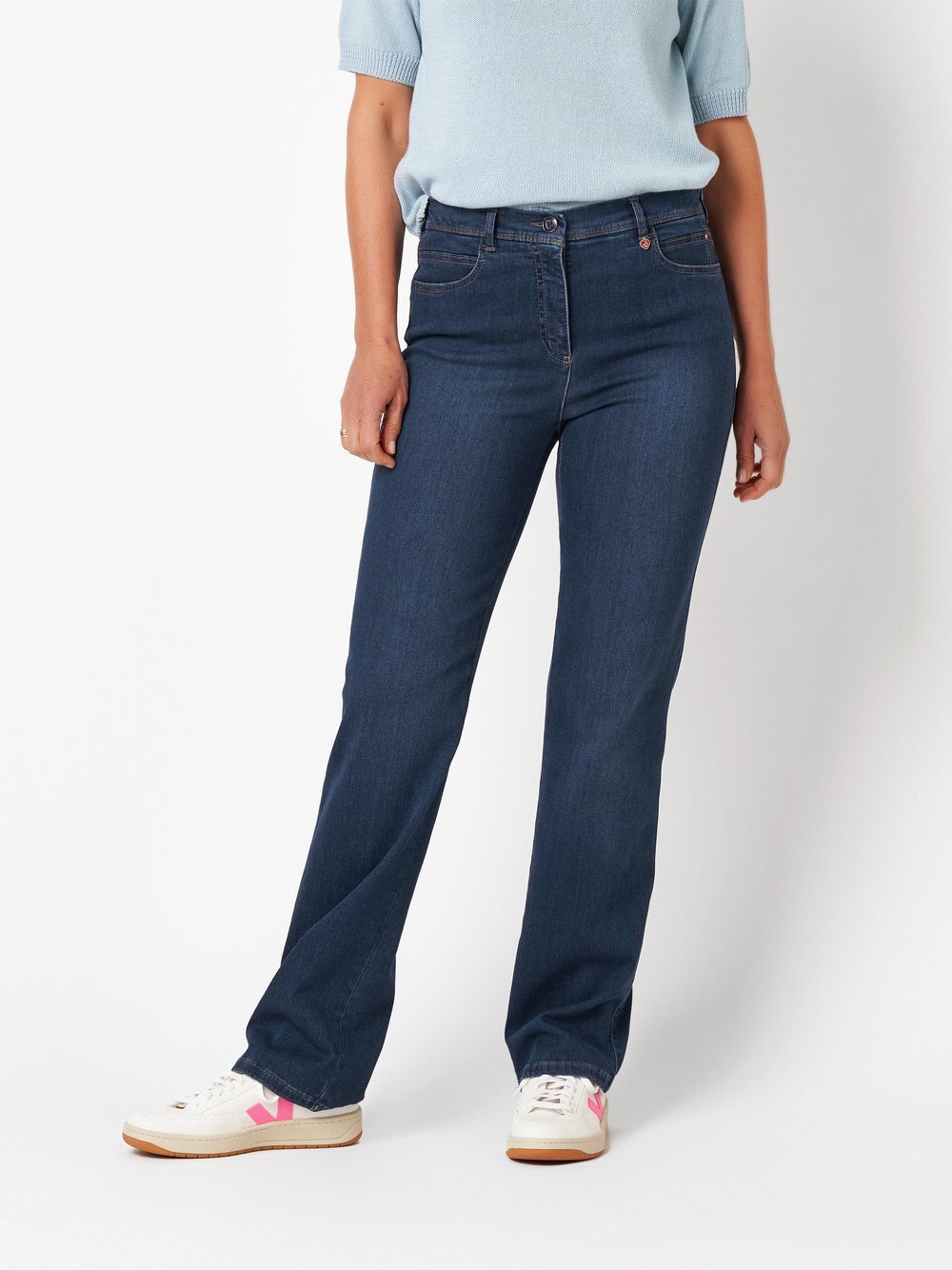 Relaxed Jeans Damen blau, 20 Image