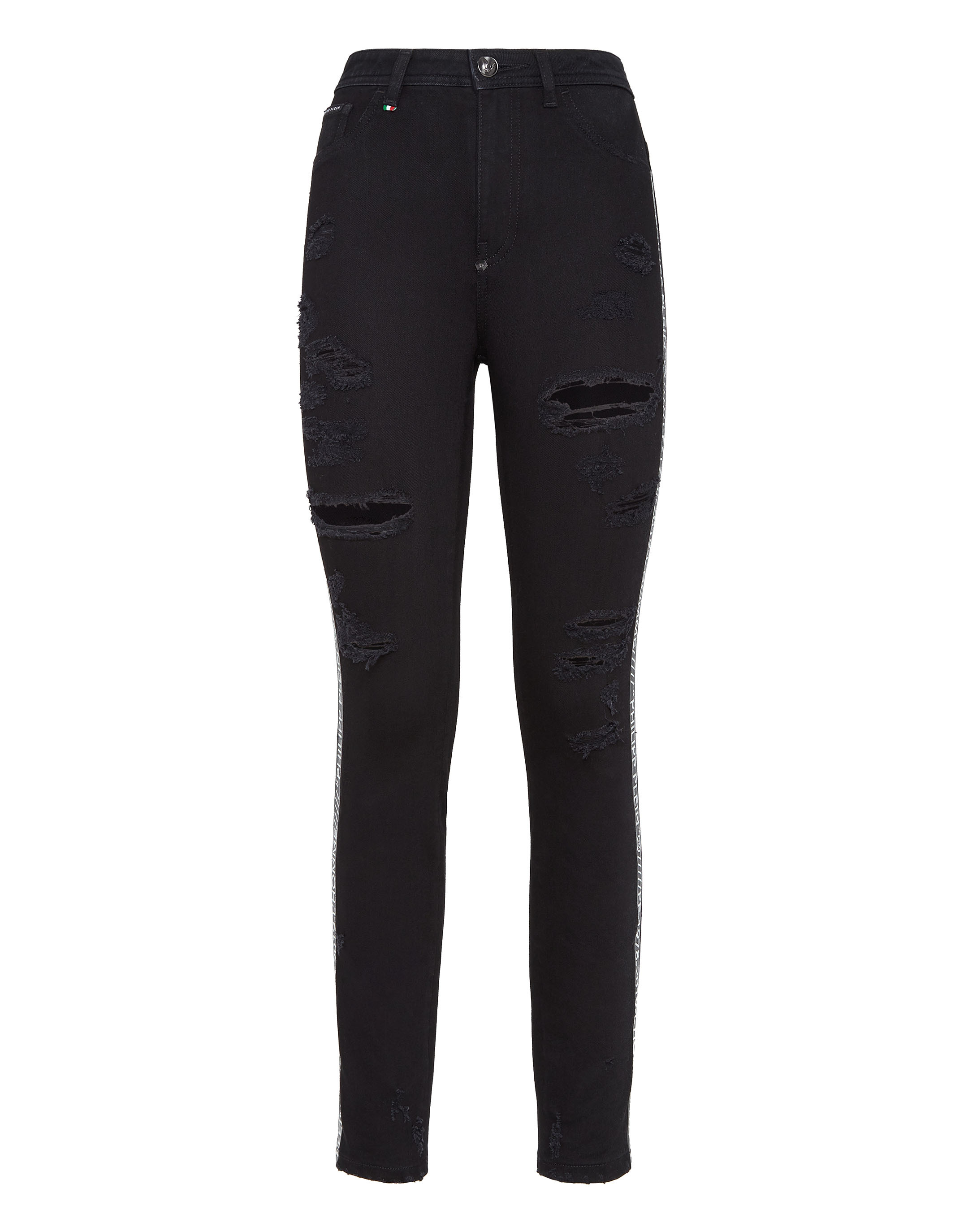 Miss High Waist Jegging Stripes 25 (Größe)