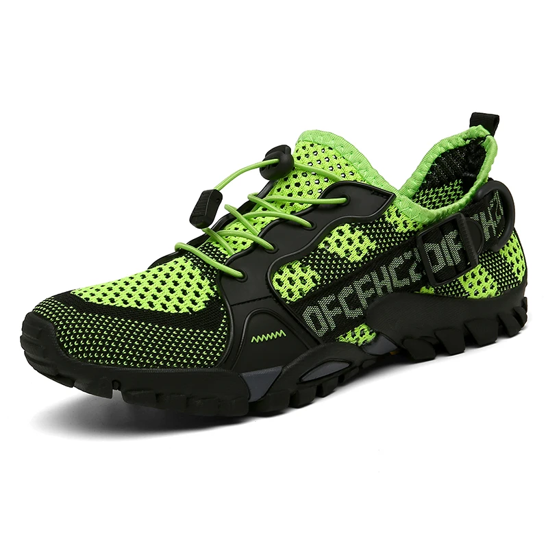 Plus Große Größe 50 51 52 53 Herren Nicht-Leder Casual Mesh Schuhe Sommer Atmungsaktive Fluss Tracing Wasser Schuhe Outdoor wandern Trekking