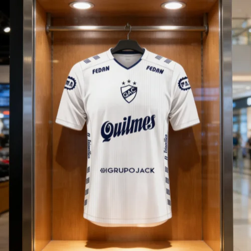 Maillot de football Argentine Quilmes 2022, tenue domicile, imprimé en 3D, t-shirt athleisure pour adultes et enfants, été, séchage rapide, doux et léger