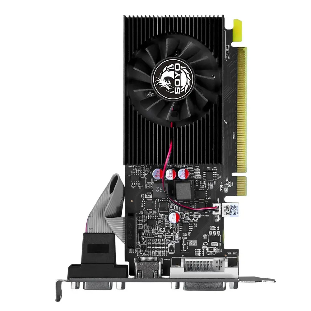 SOYO NVIDIA GPU R7 240 4G DDR3 128Bit 40nm Gaming-Grafikkarten Desktop-Computerkomponenten GT240 Image