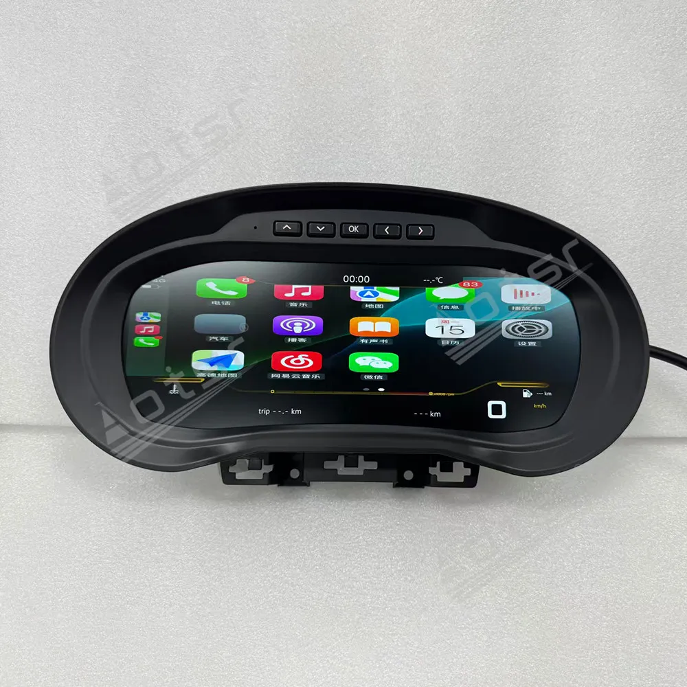Digitales virtuelles Cockpit für Volkswagen POLO LCD-Instrumententafel 2012–2018 Cluster Multimedia-Player Armaturenbrett Geschwindigkeitsmesser Scree Image