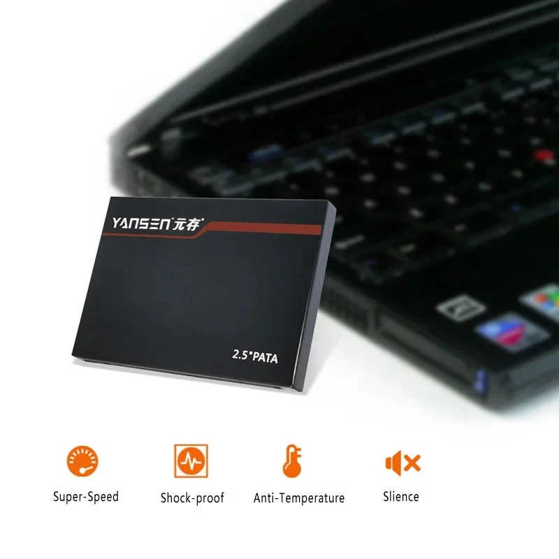 KingSpec PATA SSD IDE 8GB 16GB 32GB 128GB 256GB MLC 44Pin Flash Interne Solid-State-Laufwerke für IBM DELL Alte Computer Laptops Image