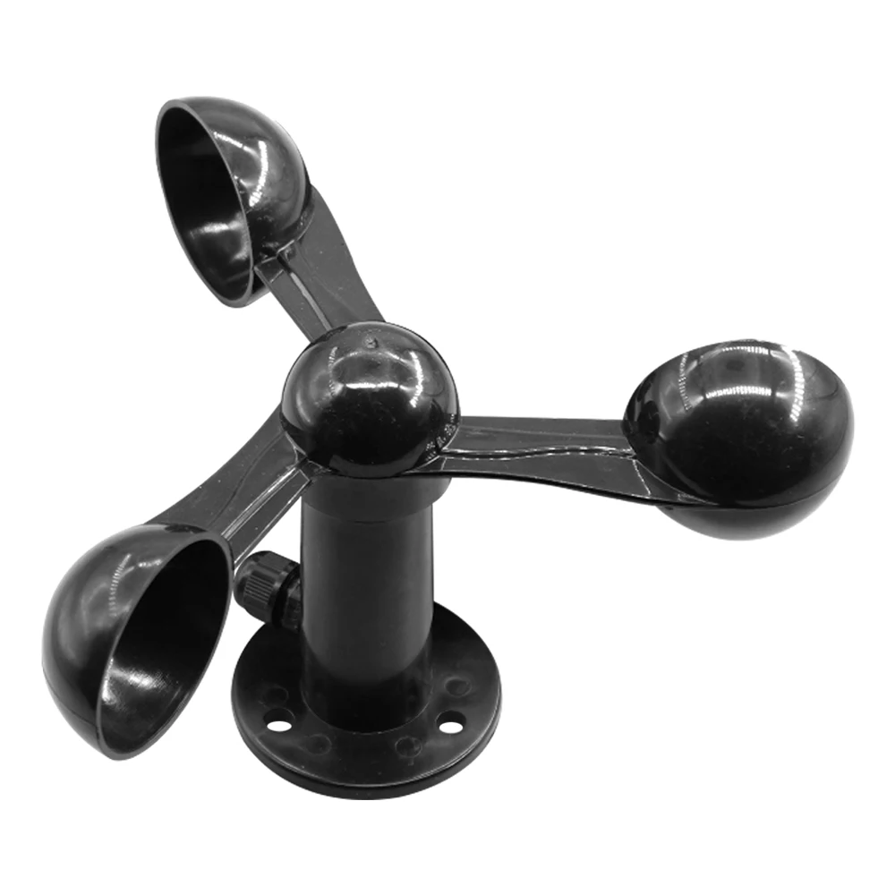 Capteur de vent ABS, compteur météo à Triple tasse pour microcontrôleur Arduino 0-56 m/s, testeur de vent avec câble de 10m, Station météo éolienne