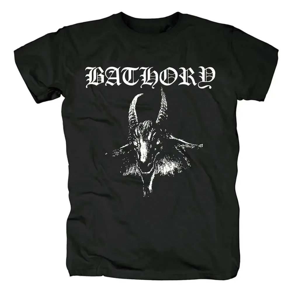 Bathory Black Metal Venom T Shirt Männer Frauen Hip Hop Streetwear Kurzarm Casual Mode Plus Größe Unisex 100% Baumwolle T-shirts