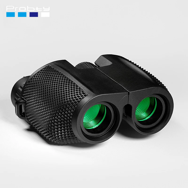 Fernglas 10X25 Langstrecken-Taschenfernrohr HD Teleskop Faltbares Kompaktes Bak4 Prisma Fernglas Optisches Zielfernrohr FMC-Linse für die Jagd Image