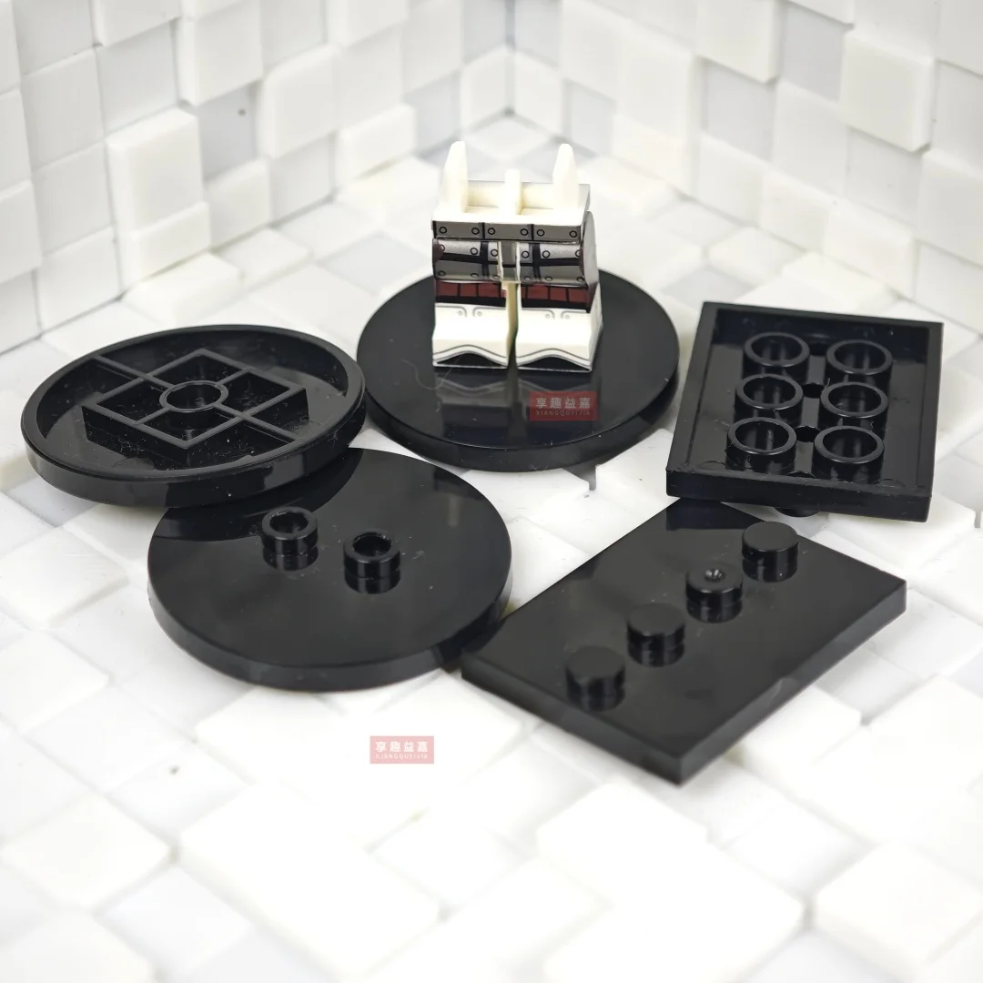 10 stücke Stadt Figuren Grundplatte Display Halter DIY Bausteine Puppe Grundplatte Zubehör Bricks Kompatibel 88646 Image