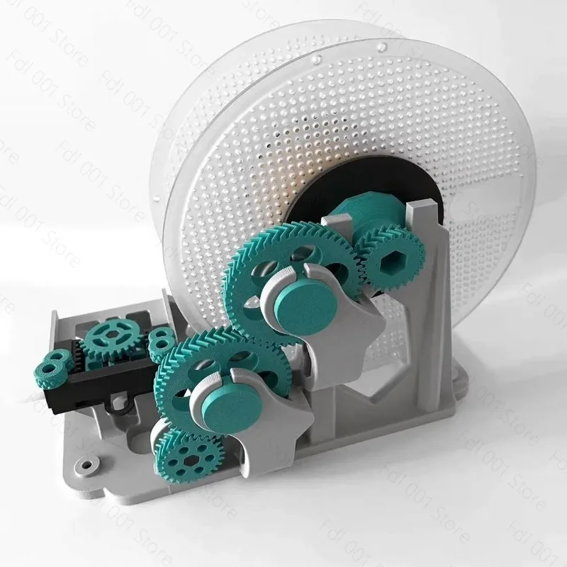 Doppelfunktions-3D-Filament-Spulenwickler - Manuell/Elektrisch Umschaltbar mit Präziser Spannungskontrolle Image