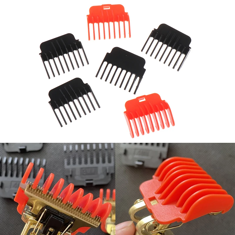 1,5/ 2/ 3/ 4/ 6/ 9mm 1 Zoll 1 Set T9 Haarschneidemaschinen-Aufsätze Führungskämme Trimmer-Schneidehilfen Styling-Werkzeuge Aufsatzkompatibel Image