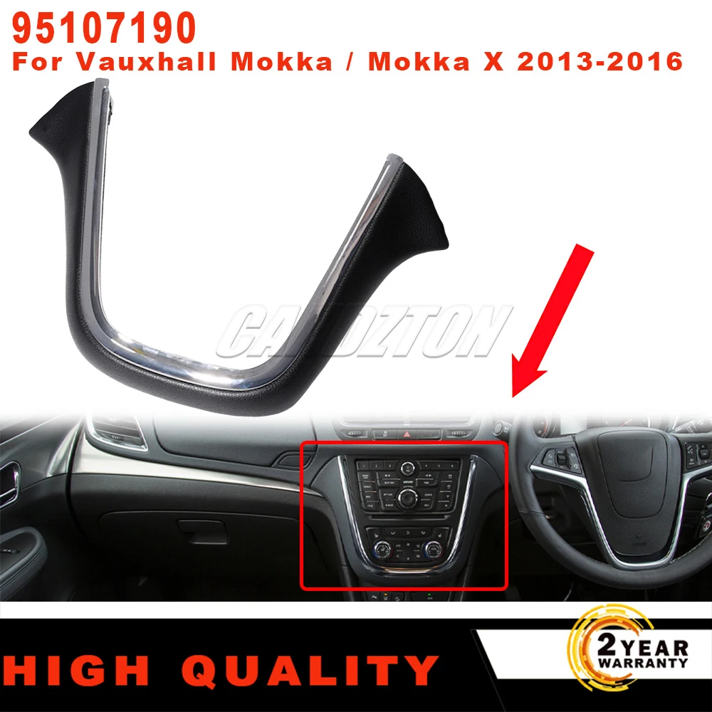 Für Opel/Vauxhall Mokka & Mokka X J13 Neu 1 Stück Jet Mittelkonsolen-Verkleidung 95107190 Innenraum Mittelkonsolen-Verkleidung Autozubehör Image