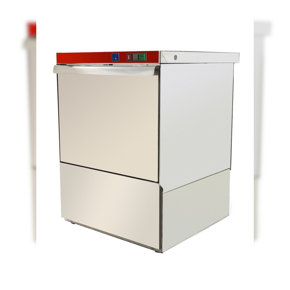 Silver50PLUS-3-DET-PS Geschirrspüler mit quadratischem Korb, 50 cm. Doppelter Spender. Abflusspumpe. Nutzbare Türhöhe: 34 cm. BxTxH 55x60x82,5 cm. Image