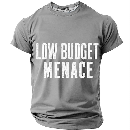 Billiges Herren-T-Shirt mit witzigem Buchstabenaufdruck, sarkastischem Streetwear-Design, normale Passform, lässig, blau, Designer-Kleidung, Größen S, M, L, XL, XXL, XXXL Image