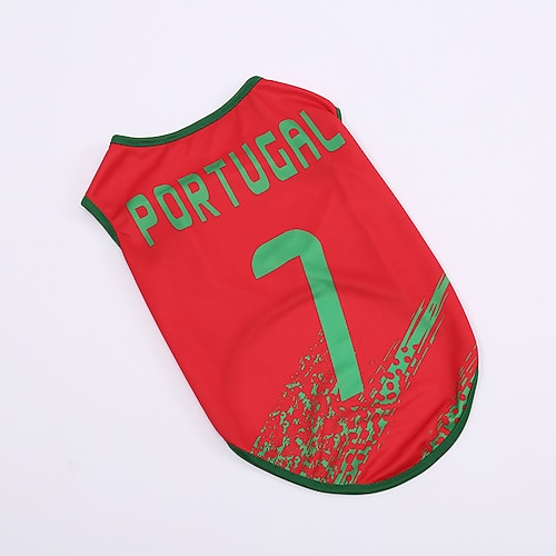 [Haustier-Fußballtrikot] 1-teiliges Haustier-Trikot, Trikot 2026, Haustier-Fußballuniform, Hundeweste, Katzen-T-Shirt, bequemes, atmungsaktives Material