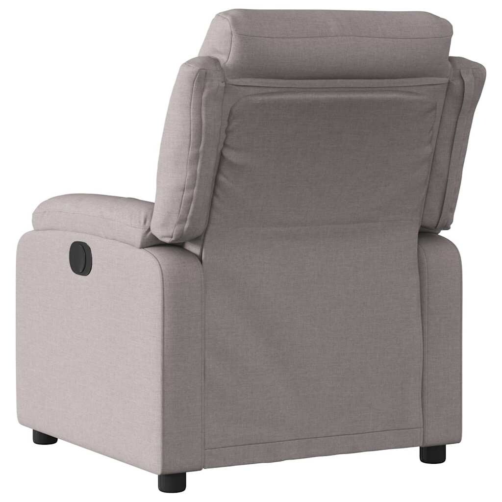 vidaXL Relaxsessel Taupe Stoff Image