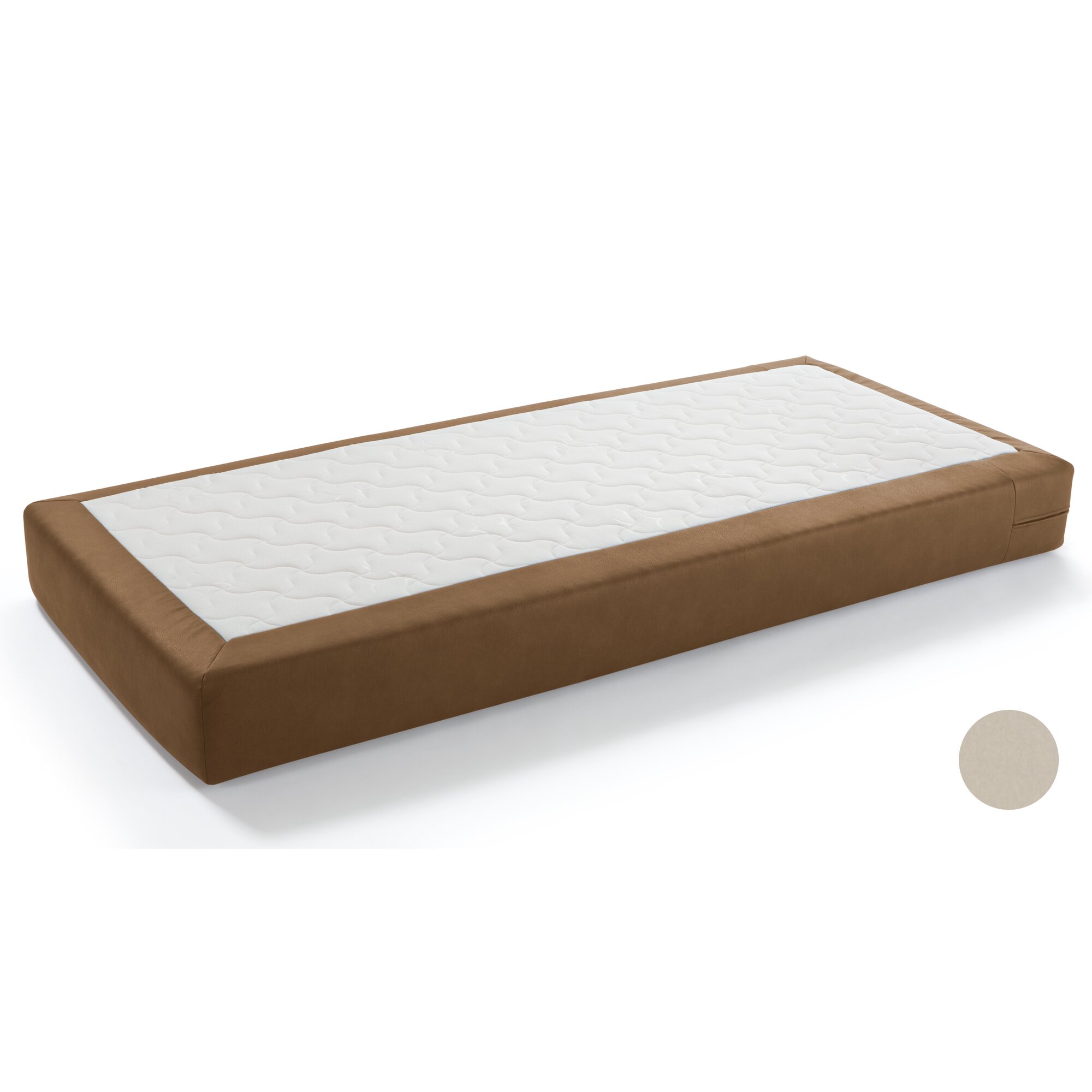 Hasena Boxspring Taschenfederkern-Matratzen Opalin Tex 200x200 cm / Campos nero / H3/H4/H3/H4