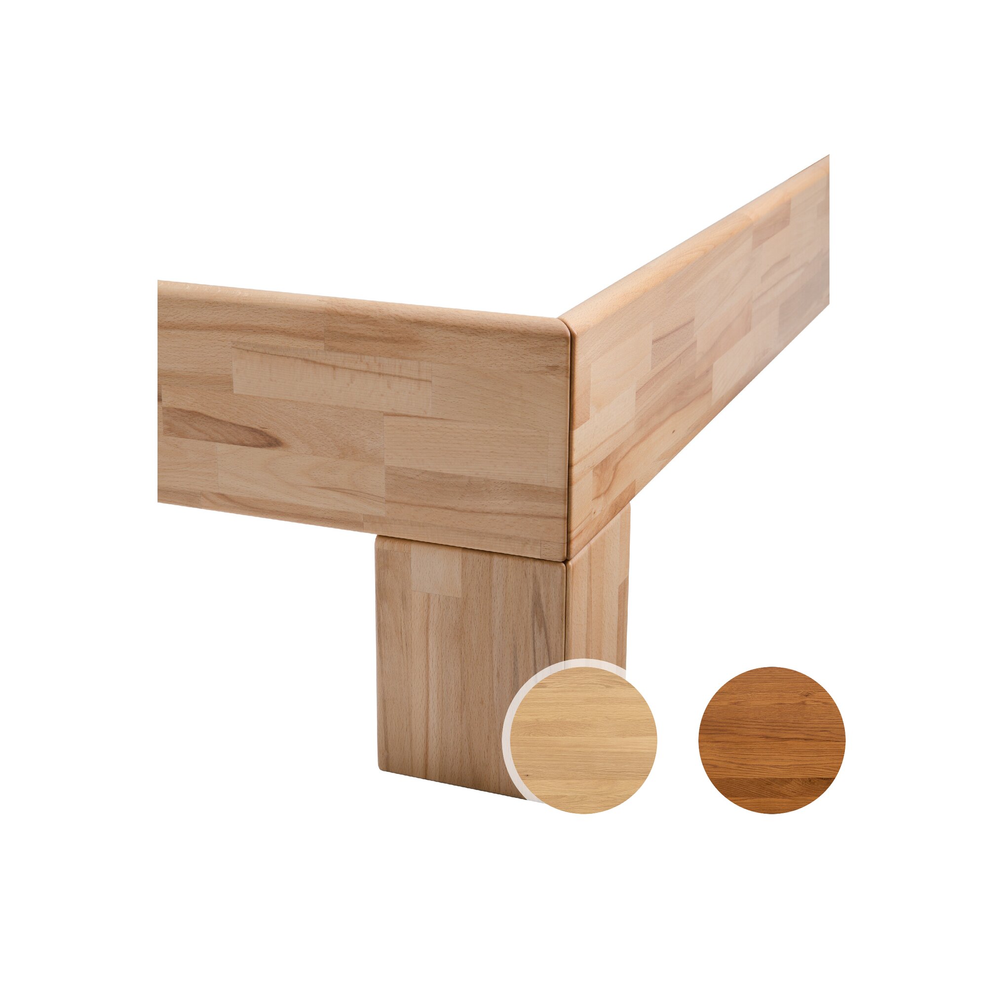Hasena »Premium 18« Bettrahmen Massivholz 100x210 cm / Eiche bright, geölt Image