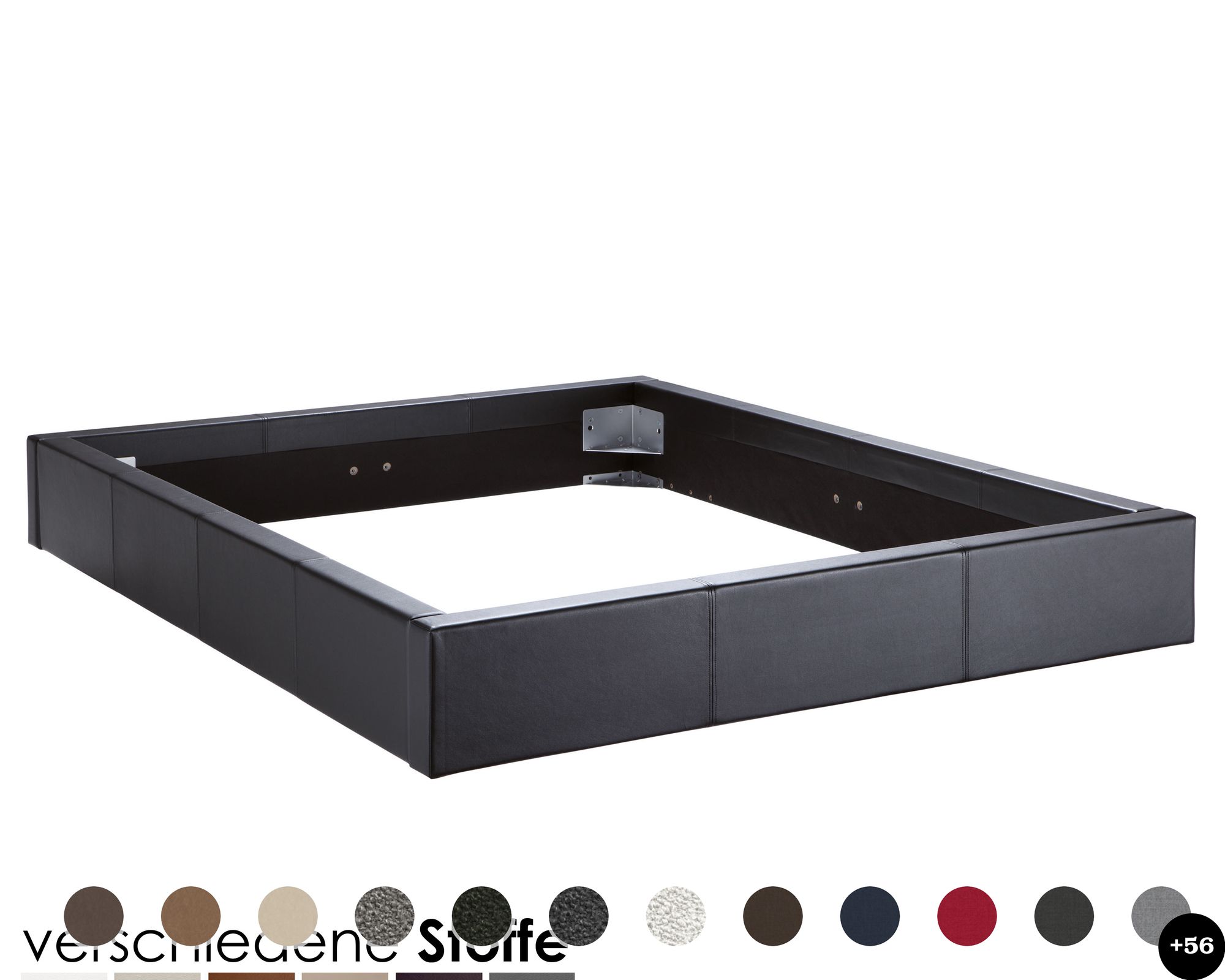 Hasena Dream-Line Bettrahmen Lungo 28/4S 140x210 cm / Velluto coffee Image