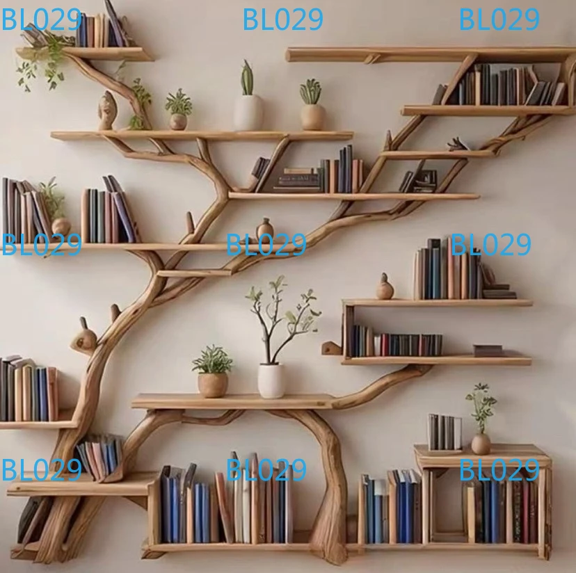 Mehrschichtiges Regal aus altem Ulmenholz, Bücherregal in Kastenform, Du Baoge Teekannen-Präsentationsständer Image