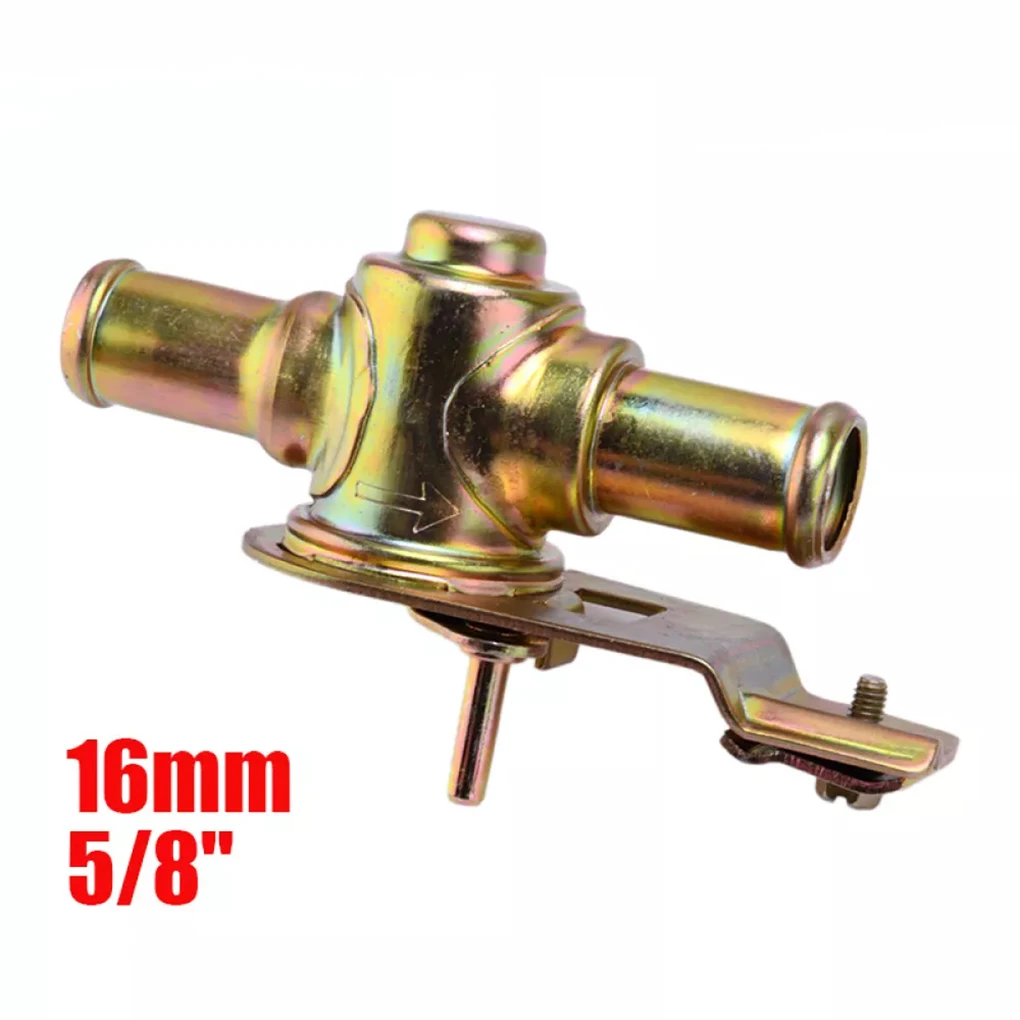 Robinet de chauffage automobile en métal, commande de robinet de chauffage, robinet de chauffage de voiture, hot rod, 16 mm (5/8), câble de commande de robinet de chauffage de voiture, tige 1BD-84D-28C