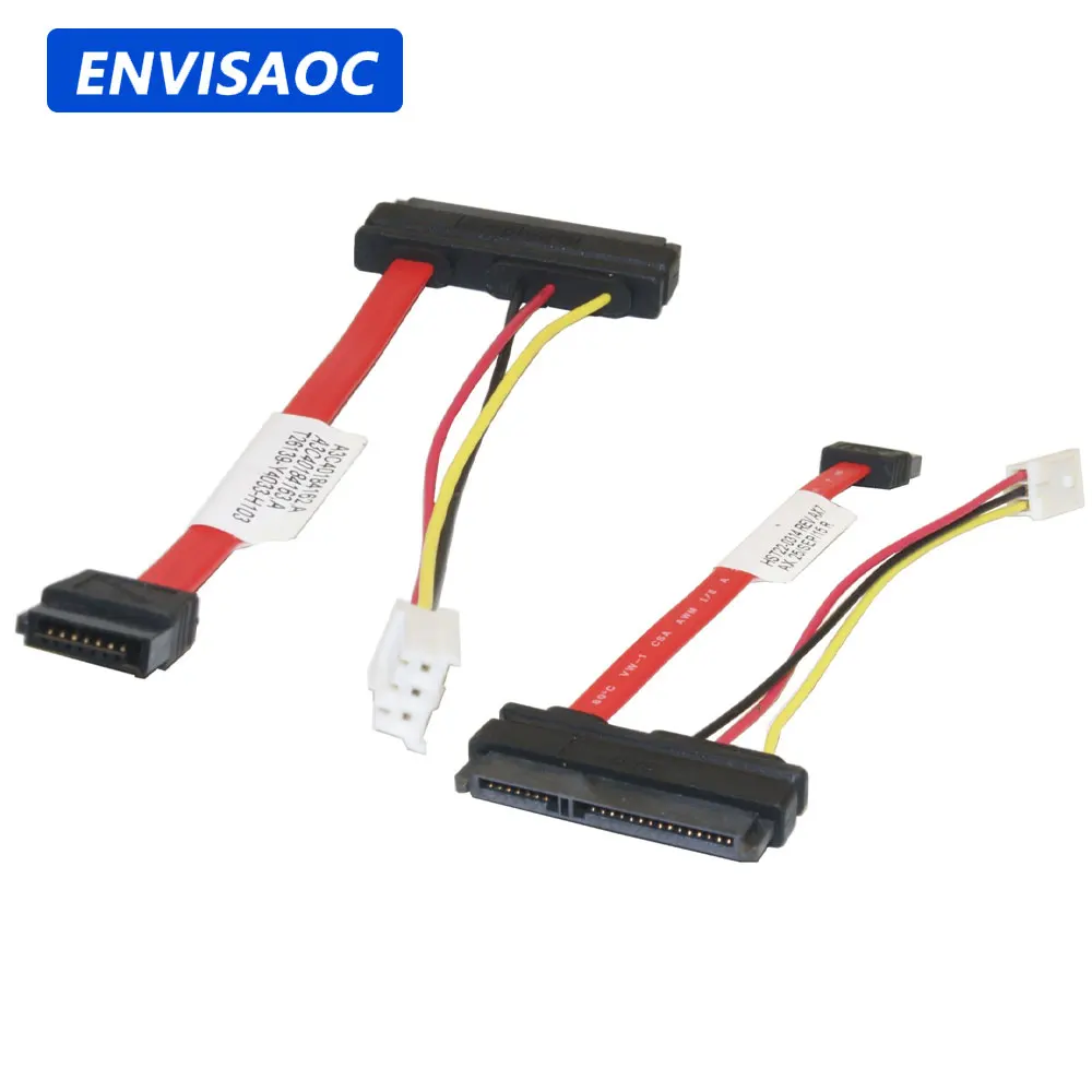 Câble flexible de connecteur SATA pour disque dur HDD SSD OEM 2 broches / 3 broches 40 cm pour mini PC de bureau Fujitsu Esprimo Q556 Q558 Q956 Q957 Q958