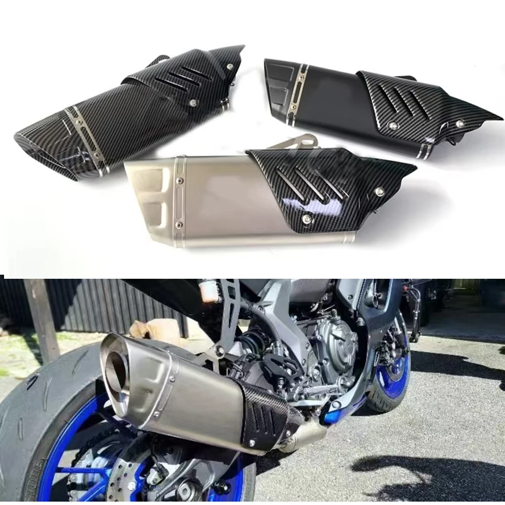 Universal 51mm Motorrad Auspuff Escape R für Yamaha R6 R3 Ninja Z 400 250 Z900 ZX6R für KTM RC 125 250 390 Image