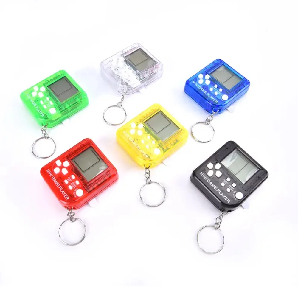 Mini-Spielkonsole als Schlüsselanhänger, 26-in-1 Klassische Retro-Handheld-Spielmaschine mit Schlüsselring, Geschenk für Kinder Image