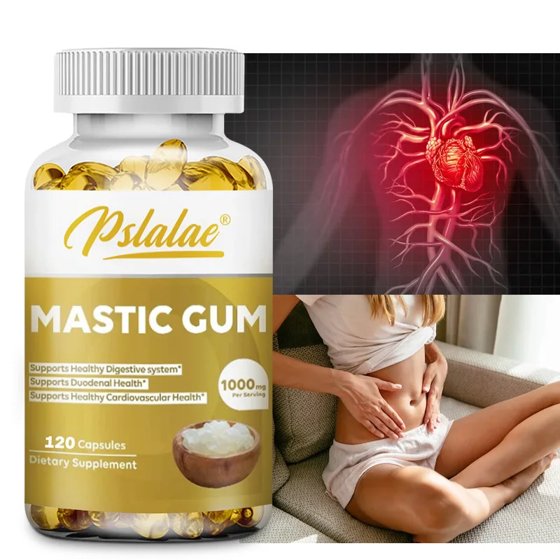 Mastic Gum Capsules - Effectively Regulates Intestinal and Cardiovascular Health and Improves Digestion