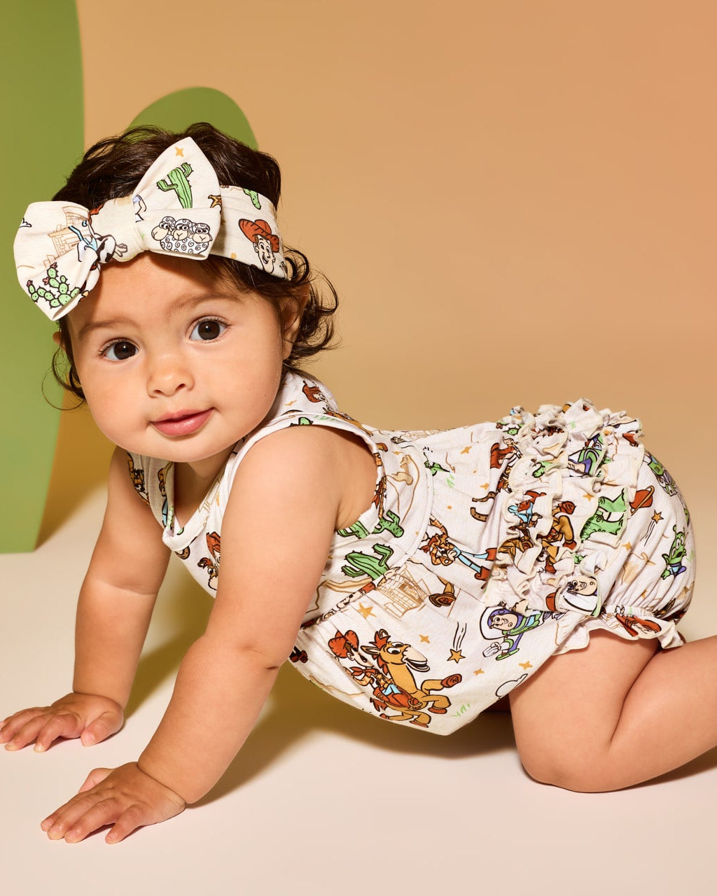 Disney & Pixar Woody's Wild West Bamboo Baby Bubble Romper - 6-12 months