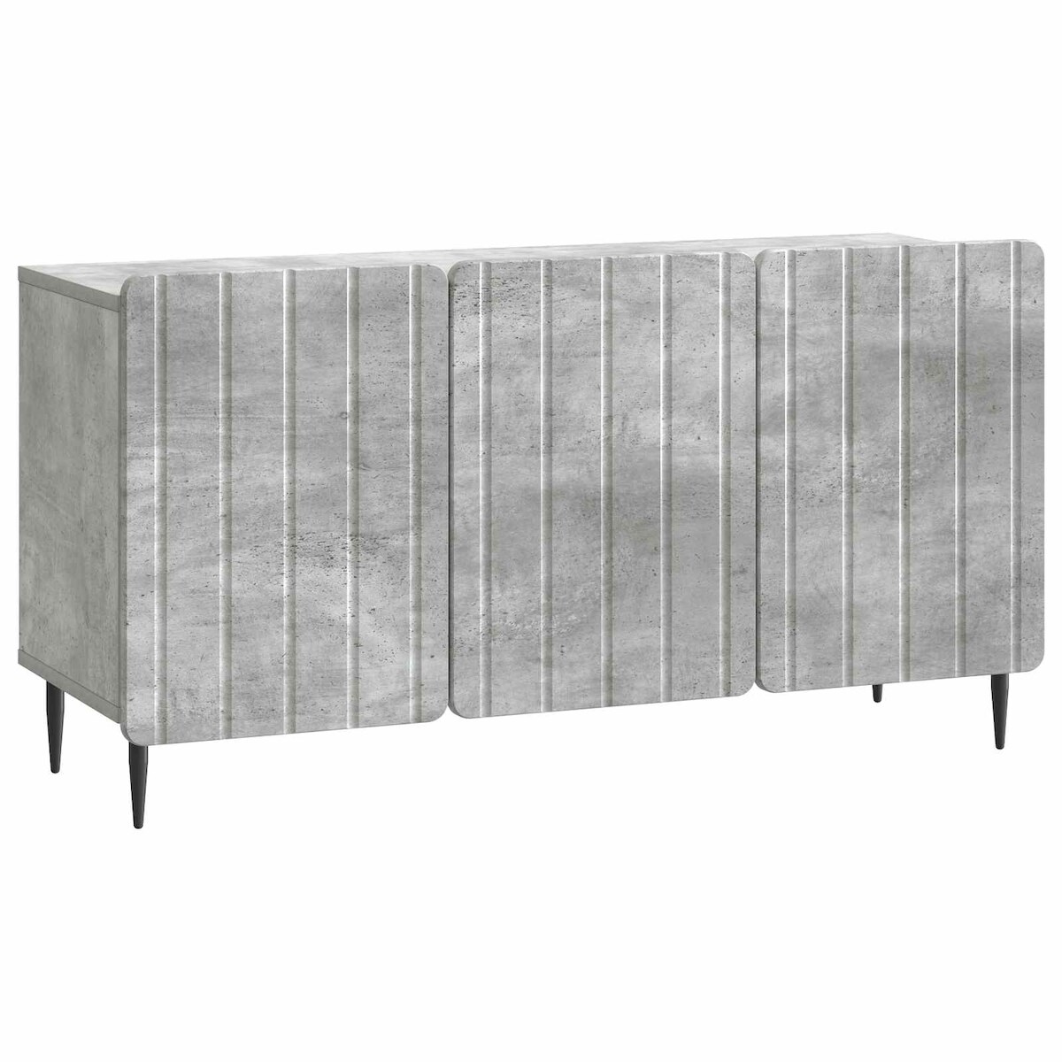 vidaXL TV-Schränk Betongrau 99 x 34,5 x 52 cm Holzwerkstoff Image