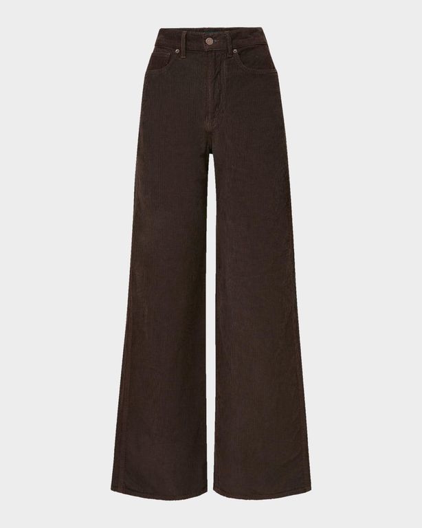 Taylor Corduroy Wide-Leg Pants