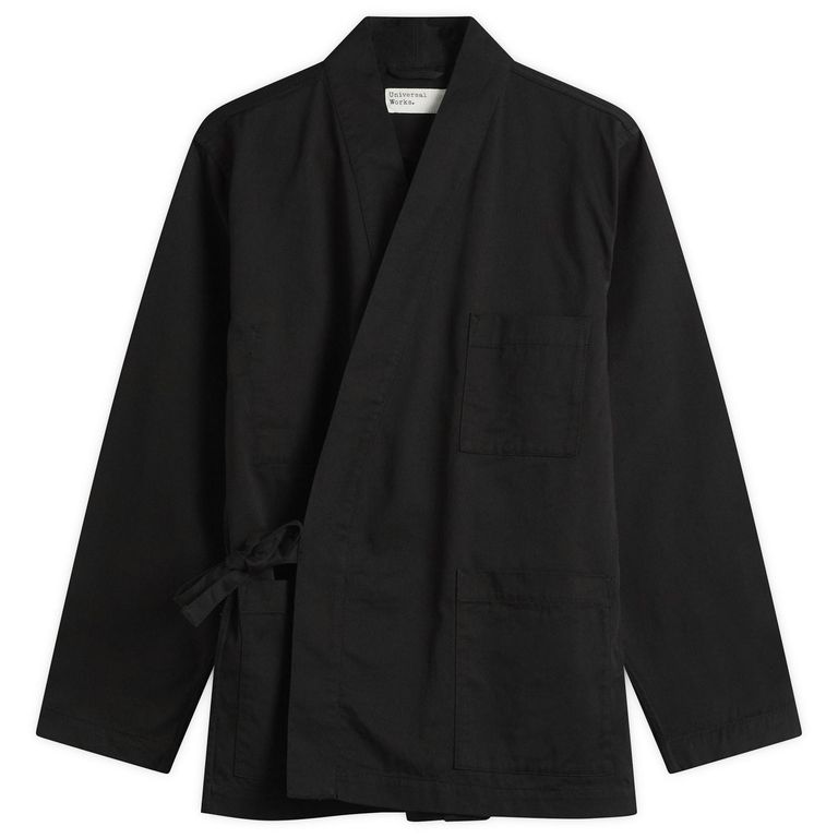 Twill Kyoto Work Jacket - Black - Universal Works Jackets