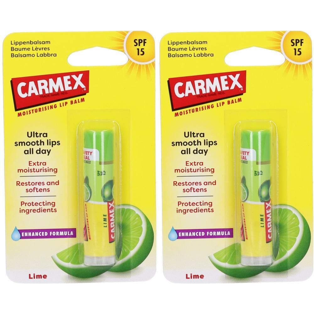 Carmex Balsamo Labbra Lime SPF15 2x4,25 g
