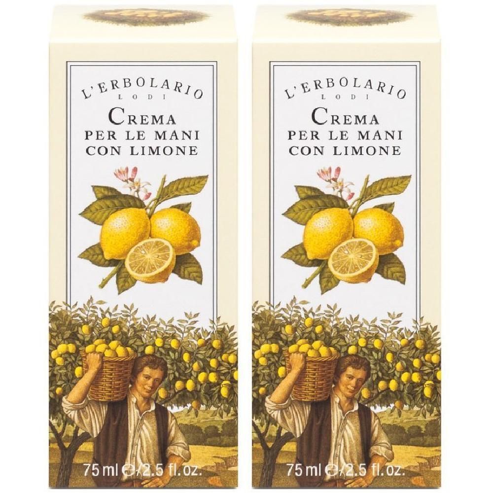 Crema Mani Limone 75 Ml 2x75 ml per la pelle
