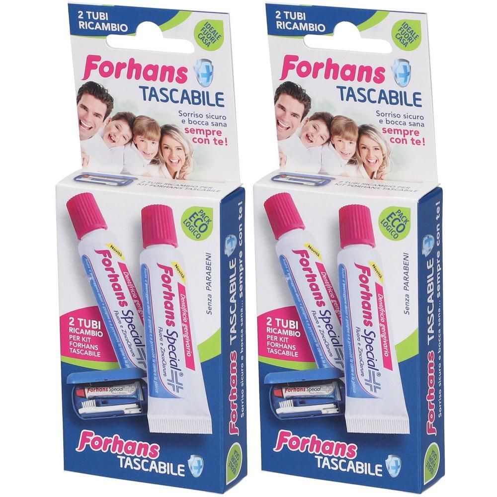 Forhans Special 2 Tubi Ricambio 2x2 pz Crema