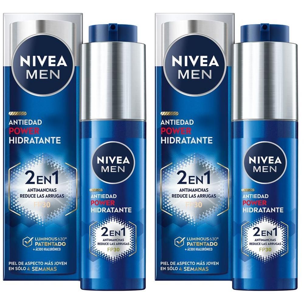 Nivea Men Lumen Crema Idratante Anti Macchie 2x50 ml